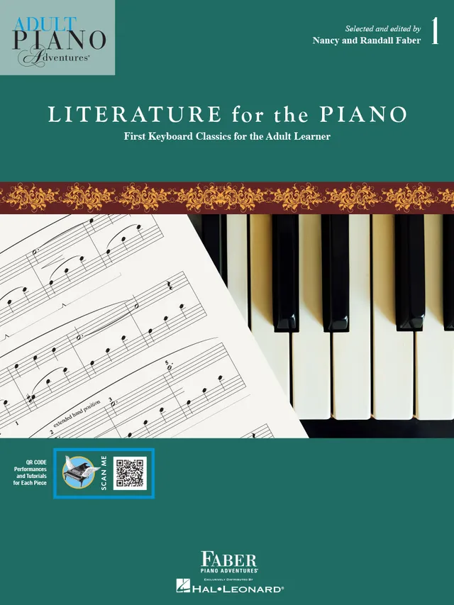 Faber Piano Adventures Adult Literature Book 1 noty 35 skladeb