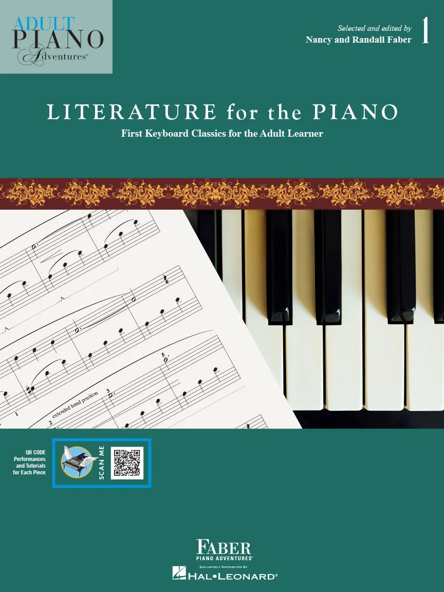 Faber Piano Adventures Adult Literature Book 1 noty 35 skladeb