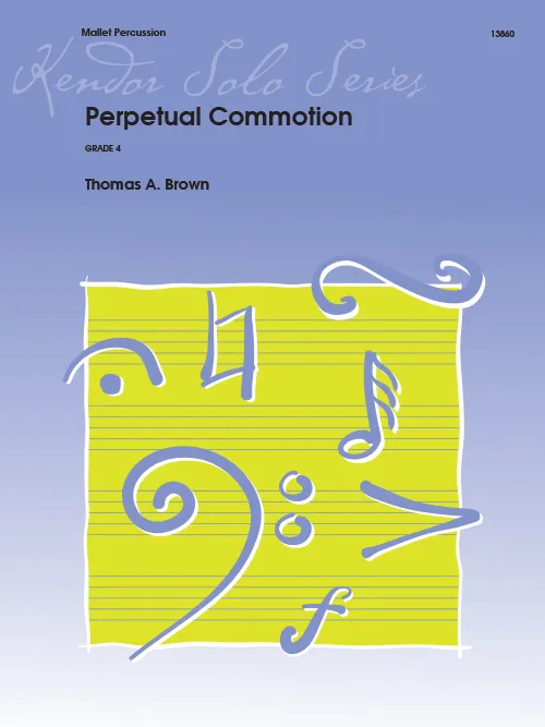 Kendor Music Perpetual Commotion noty marimba klavír