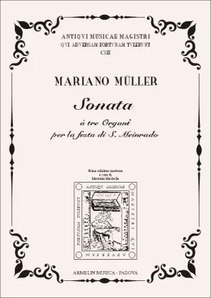 Armelin Musica Sonata a 3 Organi partitura