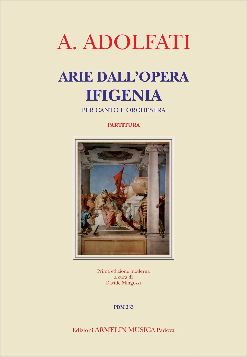 Armelin Musica Arie dall’opera Ifigenia noty zpěv