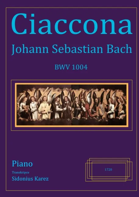 Editio Karez Bach Ciaccona BWV 1004 noty pro klavír