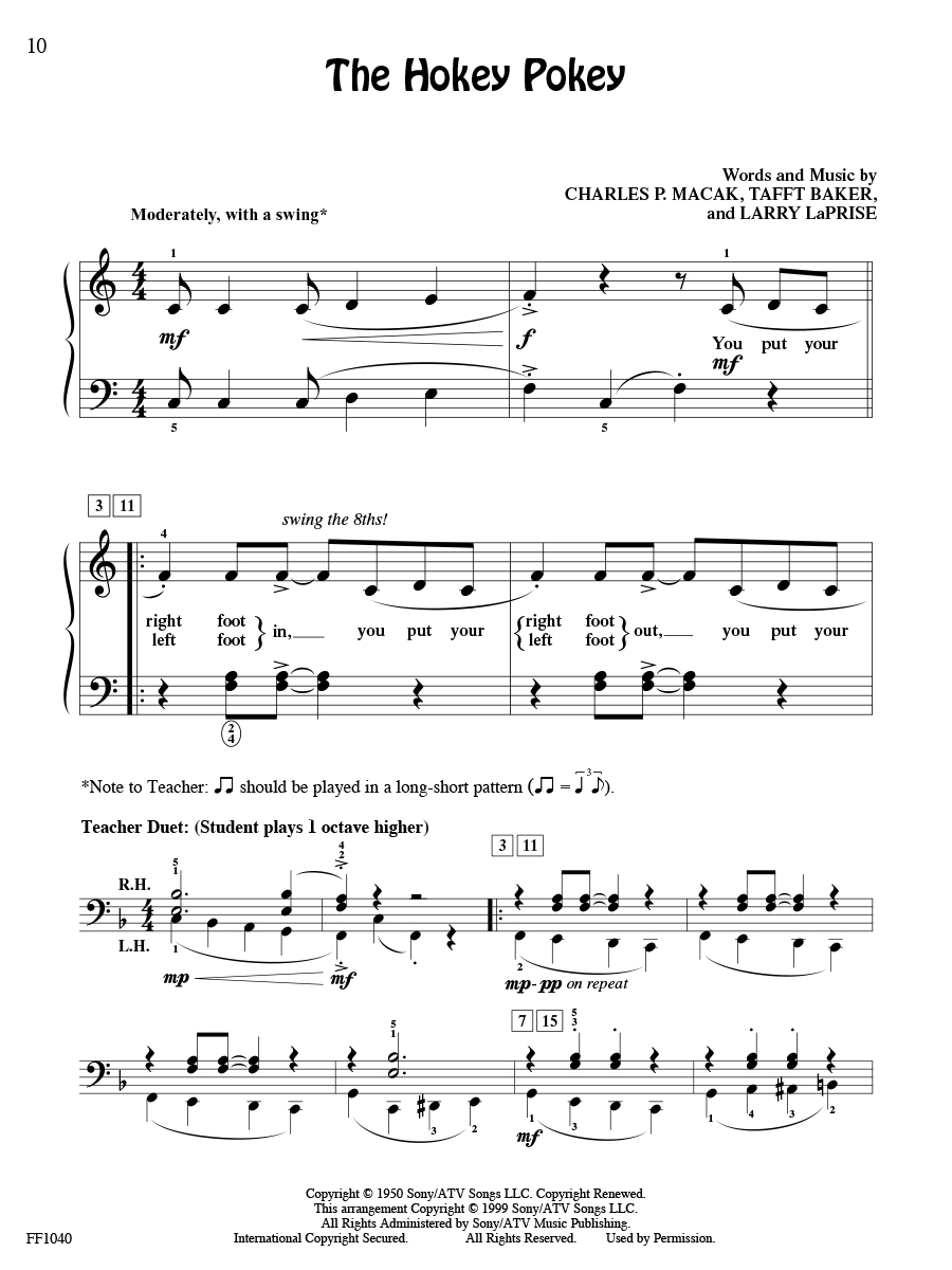 Faber ShowTime Piano Kids’ Songs noty pro klavír dětské