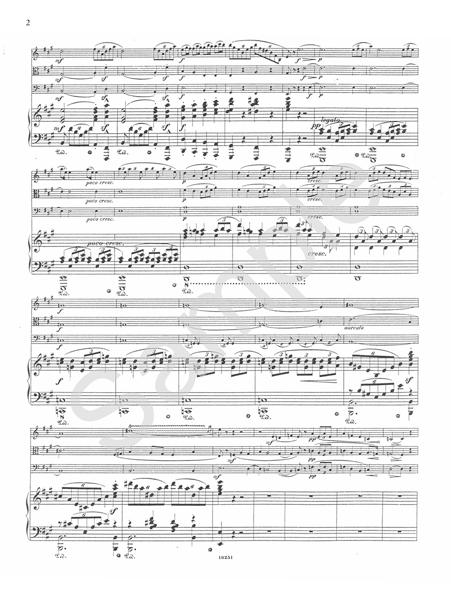 Hildegard Piano Quartet Op. 9 Im Sommer partitura a party