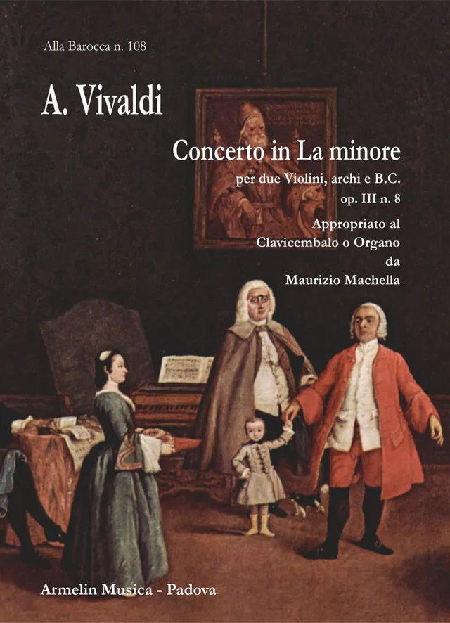 Armelin Musica Concerto La minore RV 522 noty housle