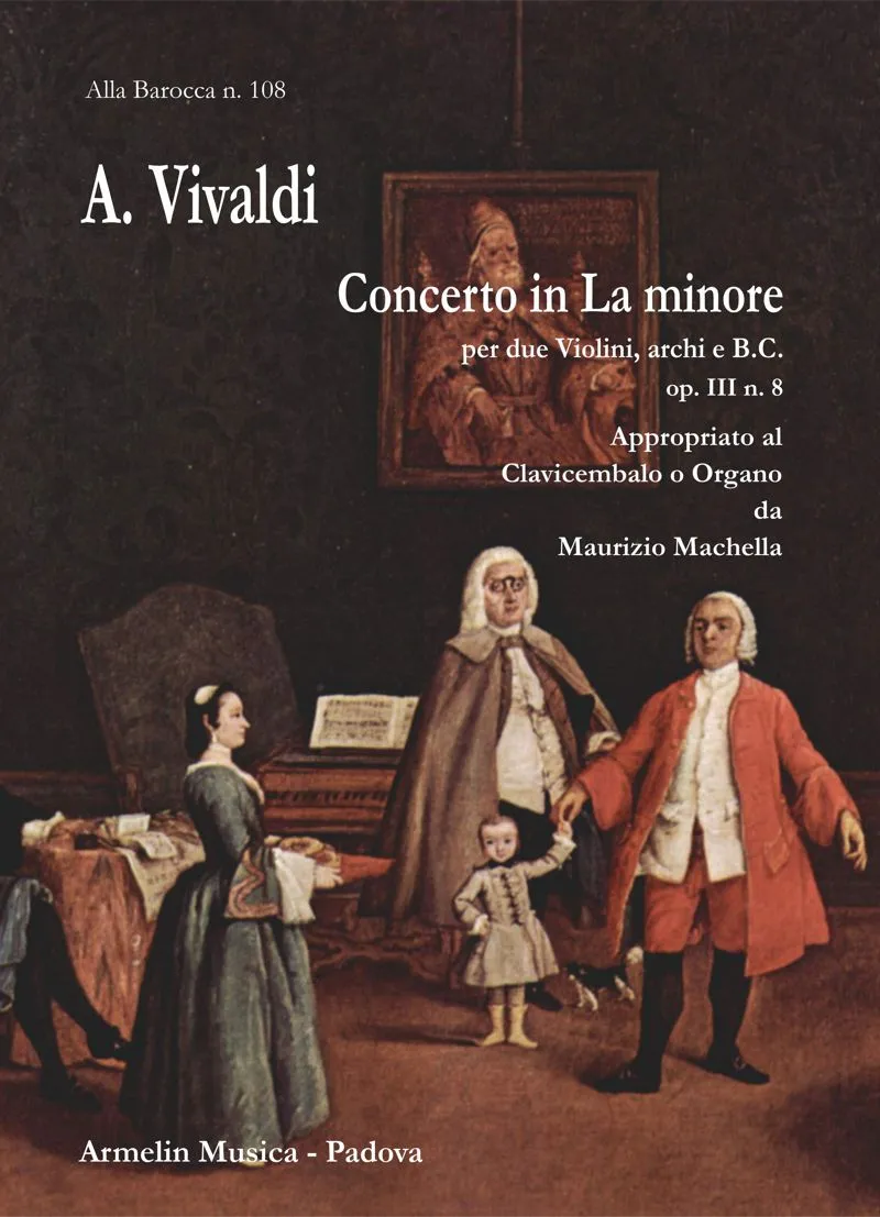 Armelin Musica Concerto La minore RV 522 noty housle