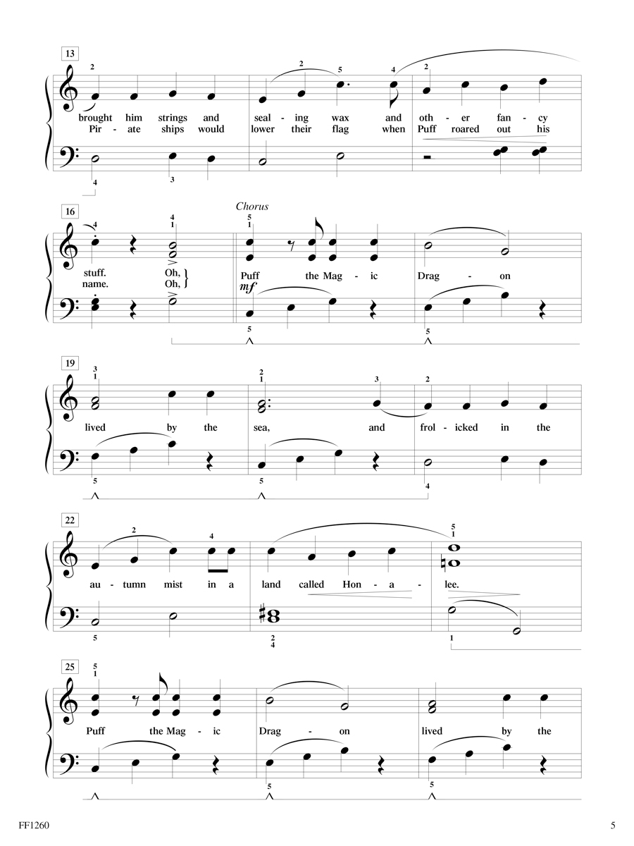 Faber Piano Adventures 3A Popular Repertoire noty pro klavír