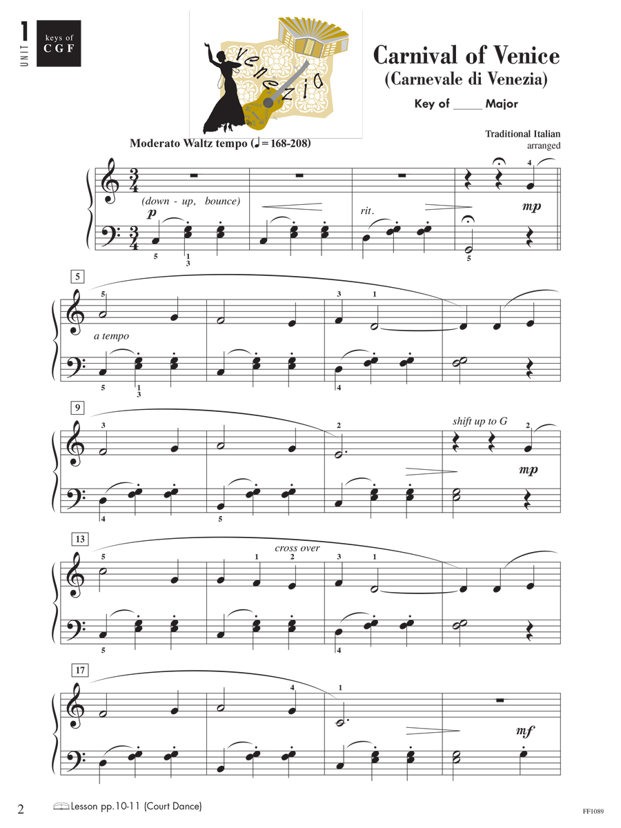 Piano Adventures 3A Performance Book noty 2. vydání