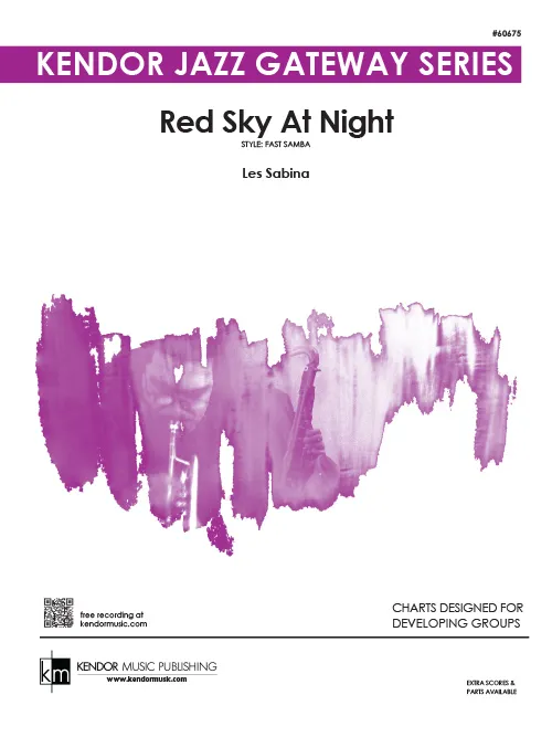 Kendor Music Red Sky At Night noty pro soubor samba 3:10