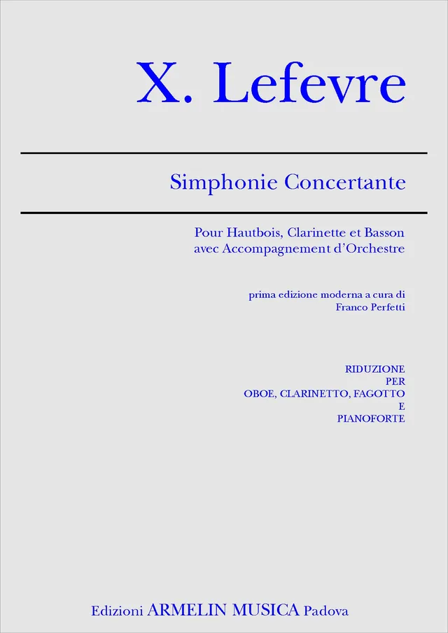 Armelin Musica Simphonie Concertante noty partitura