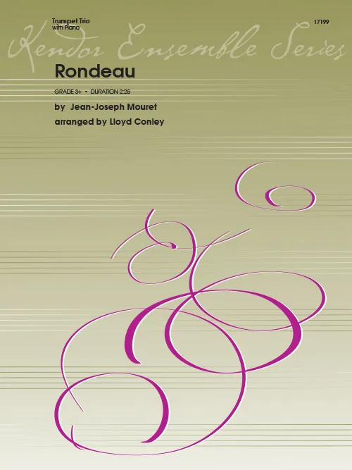 Kendor Music Rondeau noty pro trumpetové trio s klavírem