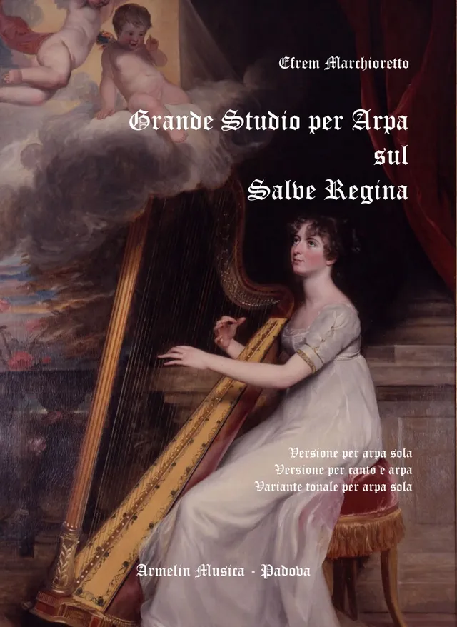 Armelin Musica Grande Studio per Arpa sul Salve Regina noty