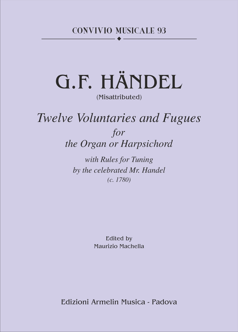 Armelin Musica Twelve Voluntaries and Fugues studijní noty