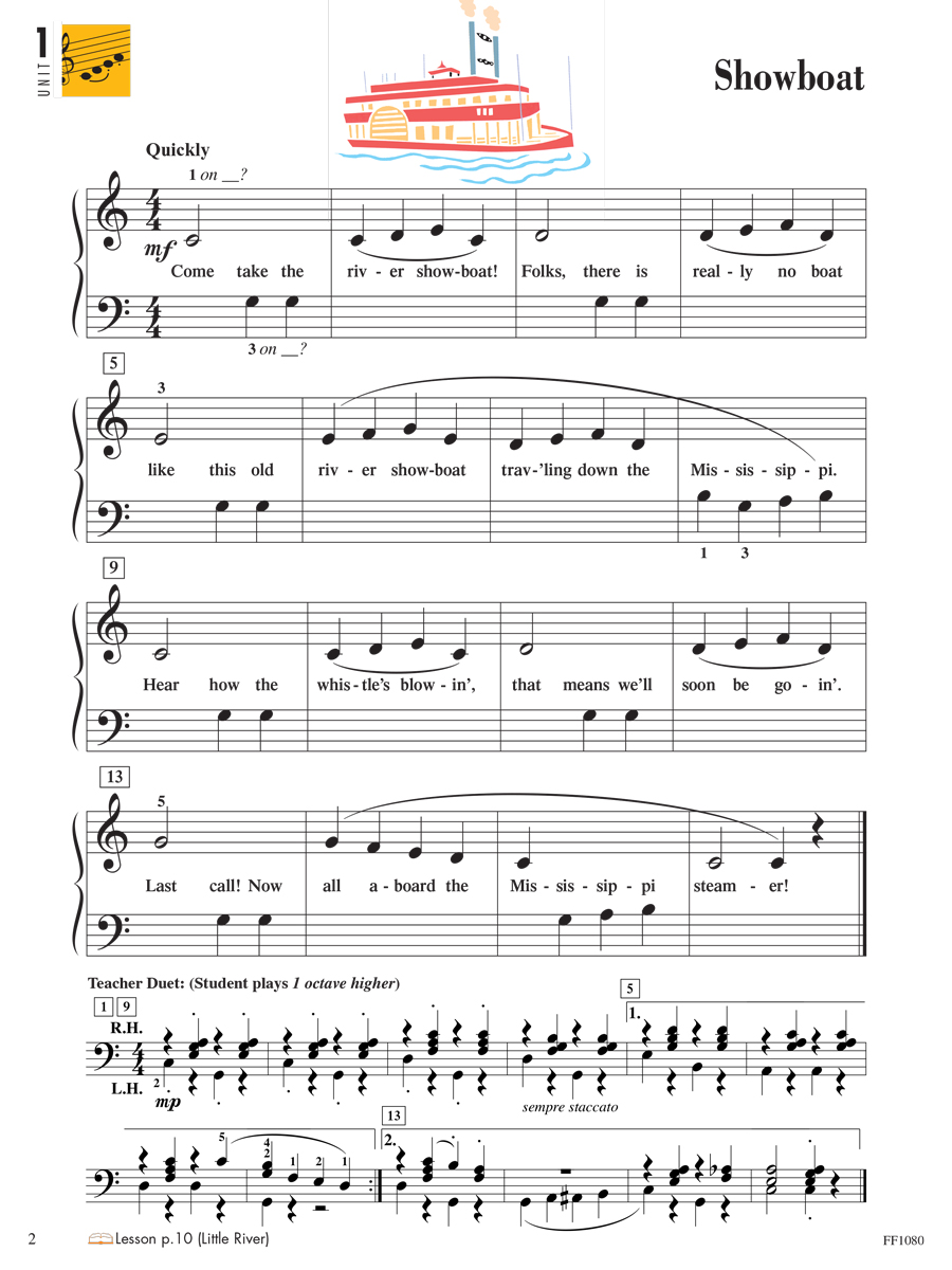 Faber Piano Adventures Level 1 Performance Book noty 2. vydání