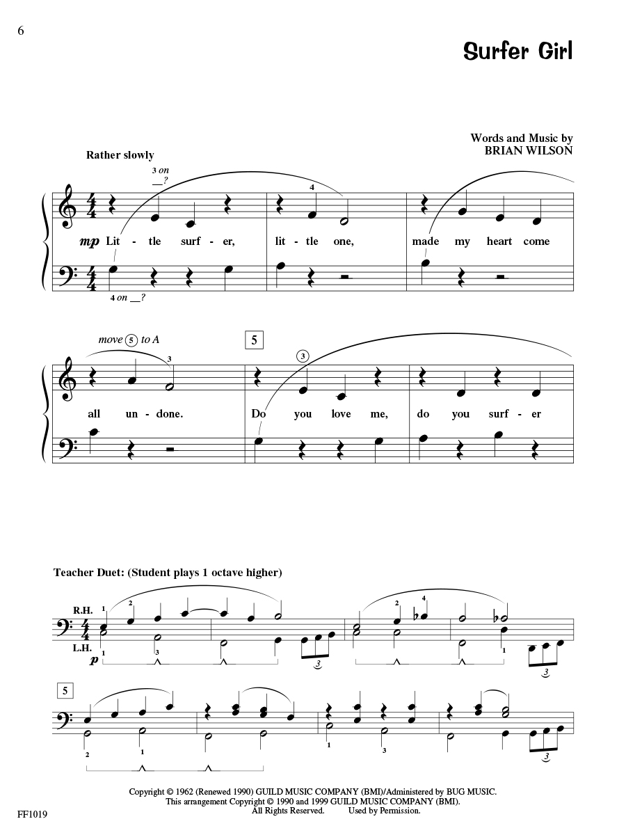 Faber PlayTime Piano Rock n Roll noty pro klavír level 1
