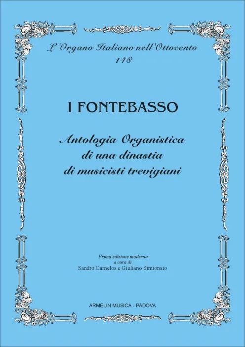 Armelin Musica I Fontebasso noty varhany cembalo sbírka