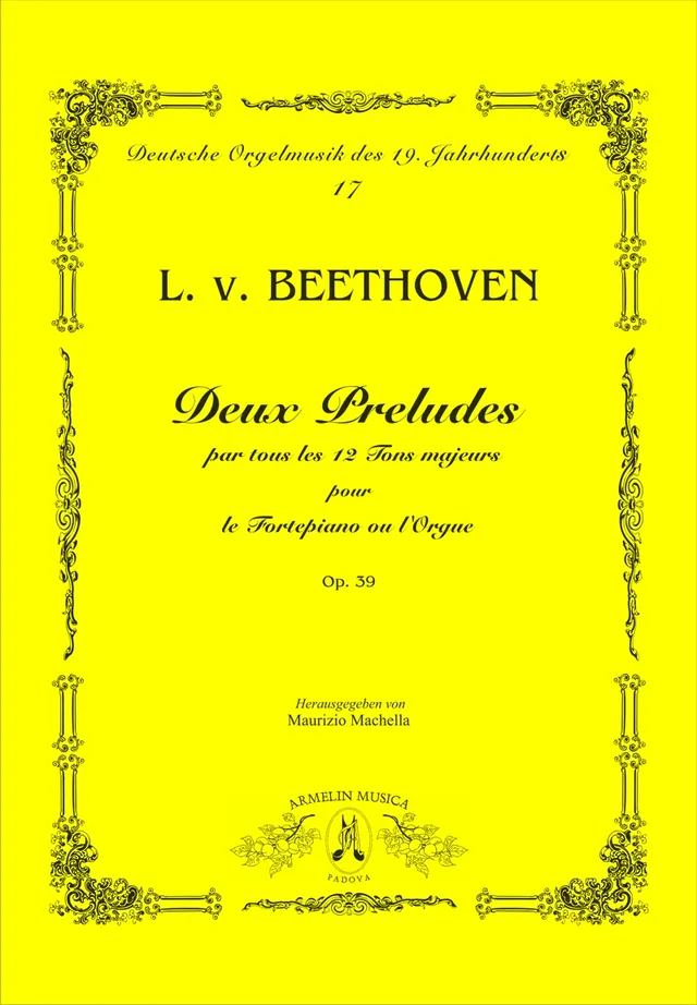 Armelin Musica Deux Preludes, op. 39 noty dvě preludia