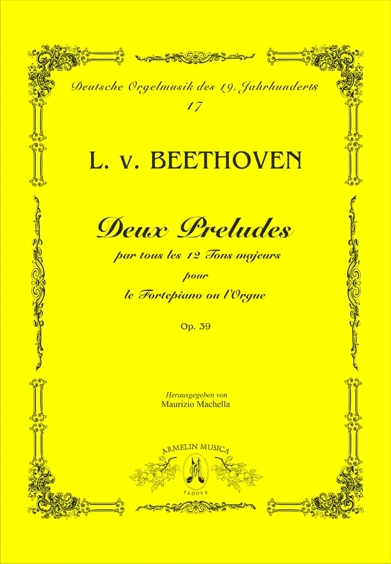 Armelin Musica Deux Preludes, op. 39 noty dvě preludia