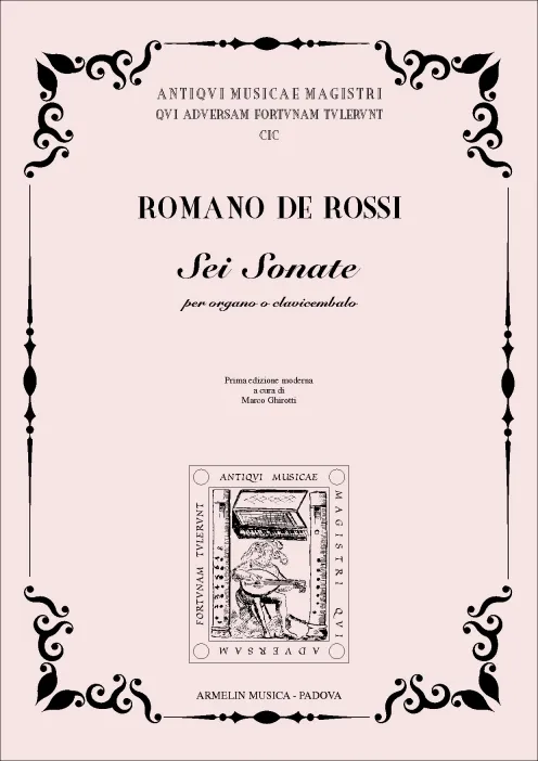 Armelin Musica 6 Sonate noty tištěné vydání