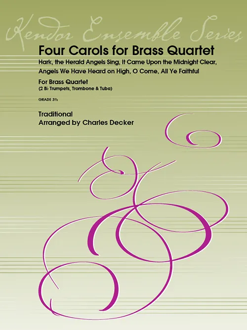 Kendor Music Four Carols for Brass Quartet noty pro žesťové kvarteto