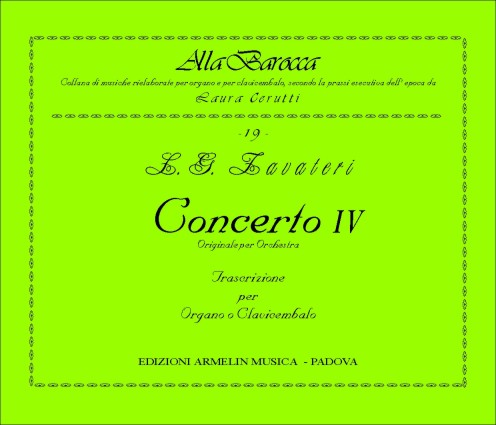 Armelin Musica Concerto IV noty koncertní vydání