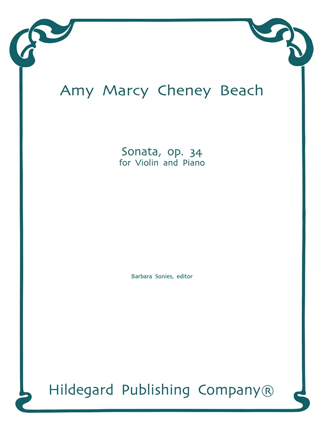 Hildegard Publishing Sonáta Op. 34 Amy Beach noty housle klavír