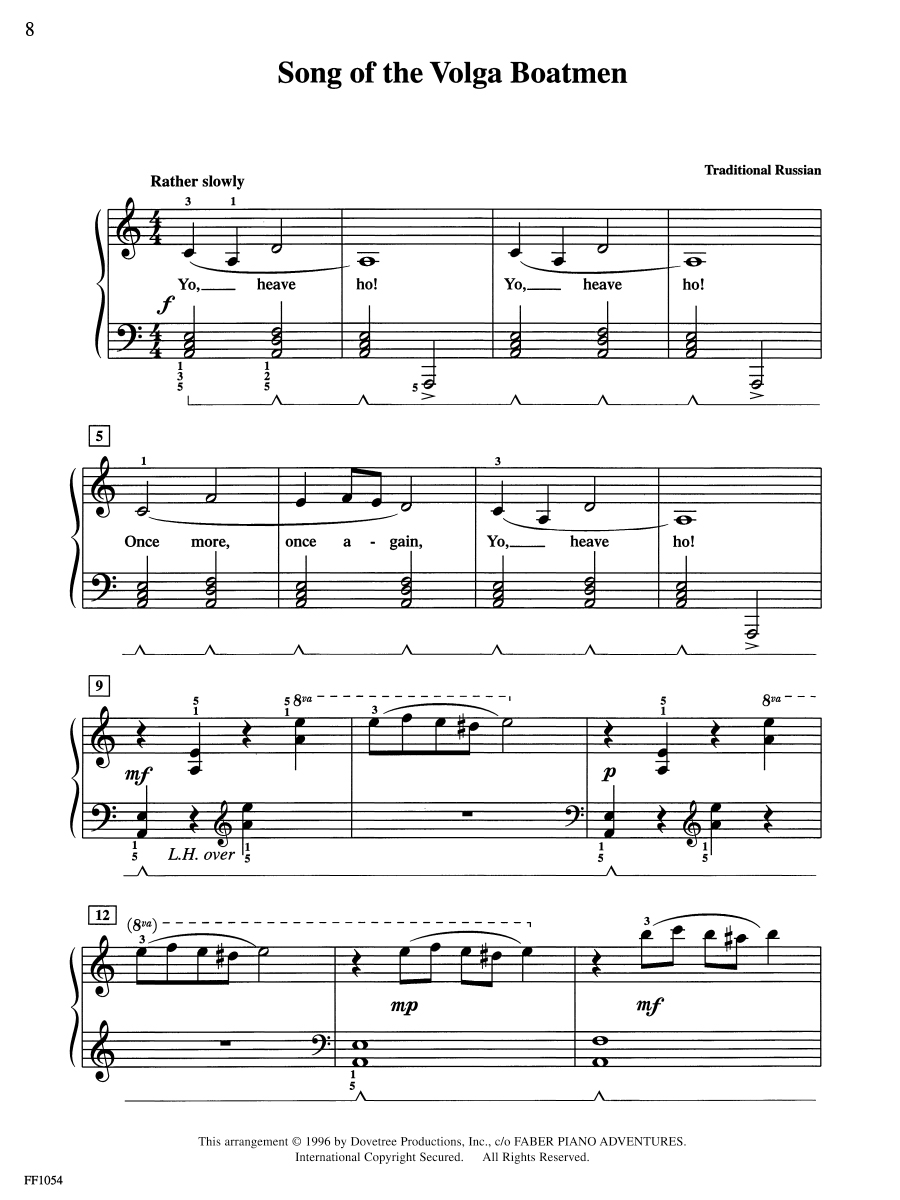 Faber Piano Adventures FunTime Piano Favorites noty level 3A–3B