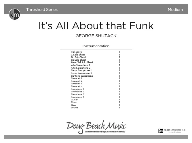 Kendor Music It’s All About That Funk noty 3:26