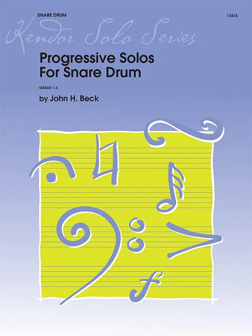 Kendor Music Progressive Solos noty pro malý buben