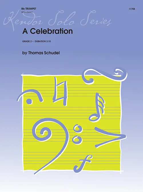 Kendor Music A Celebration trubka noty s klavírem