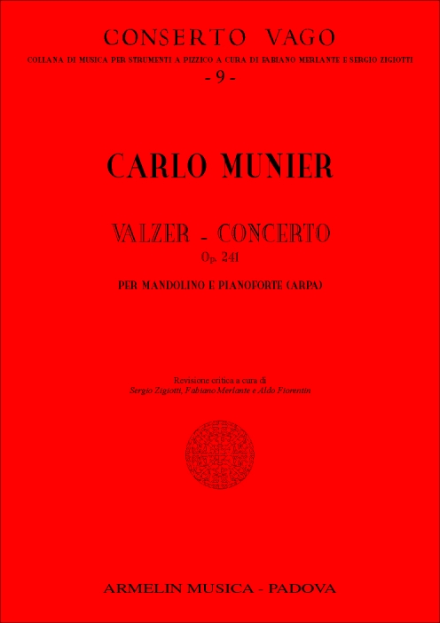 Armelin Musica ValzerConcerto op. 241 noty mandolína klavír