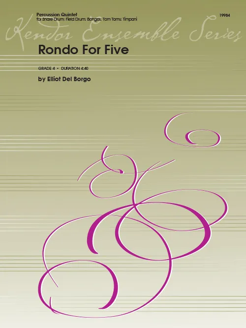 Kendor Music Rondo For Five noty pro bicí kvintet perkuse