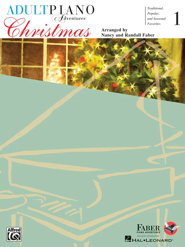 Faber Piano Adventures Adult Christmas Book 1 noty pro klavír