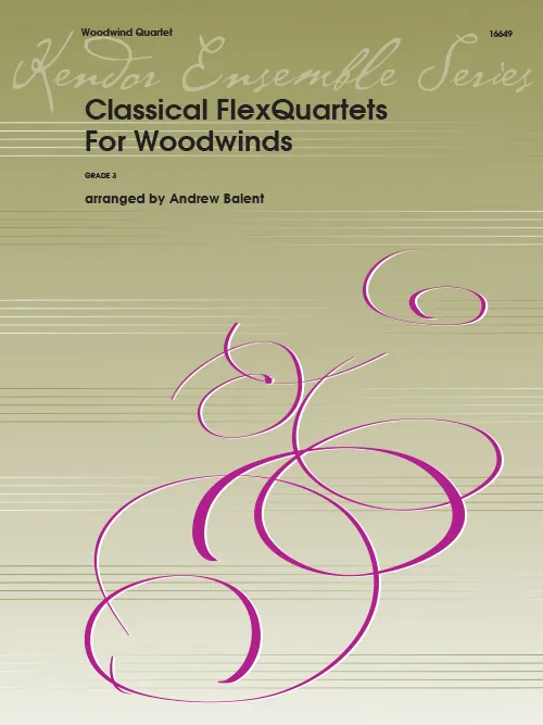 Classical FlexQuartets For Woodwinds noty kvartet dřeva