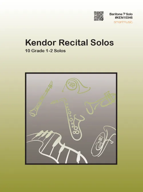 Kendor Recital Solos Baritone B.C. noty 10 sól s CD grade 1–2