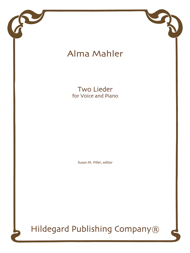 Hildegard Publishing Company Two Lieder Alma Mahler noty pro zpěv a klavír