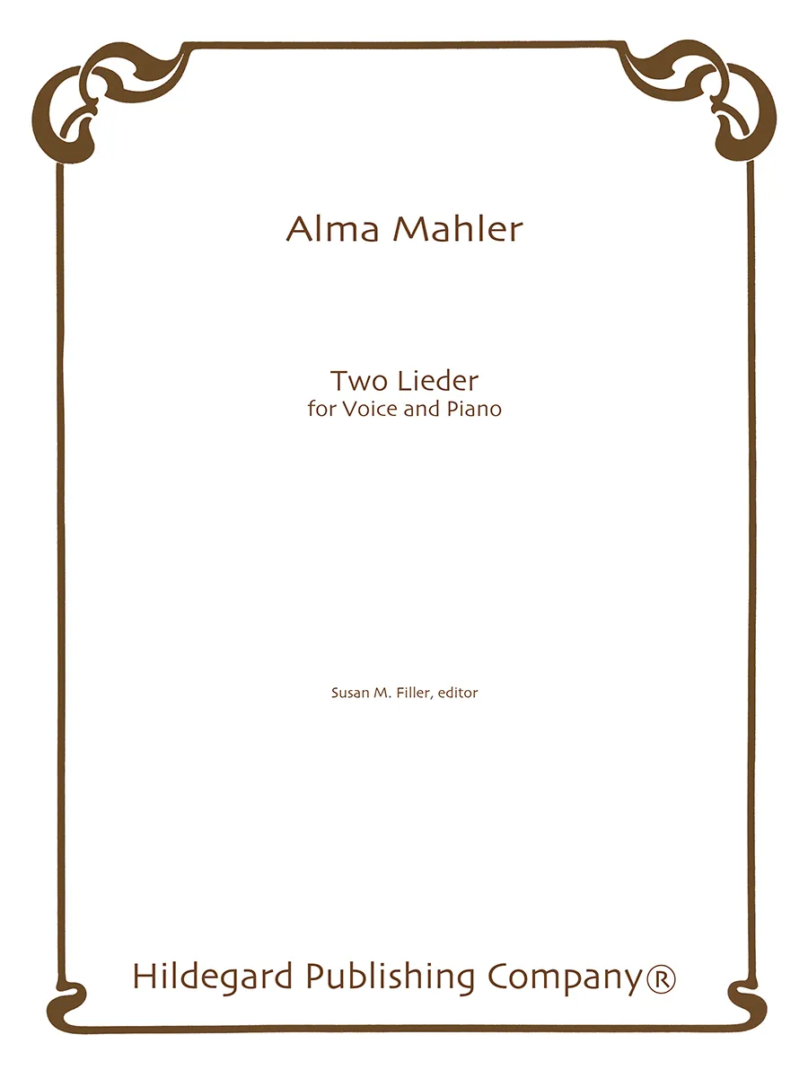 Hildegard Publishing Company Two Lieder Alma Mahler noty pro zpěv a klavír
