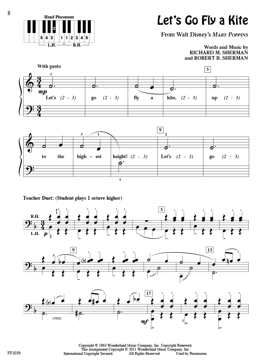 Faber PlayTime Piano Kids’ Songs noty Level 1