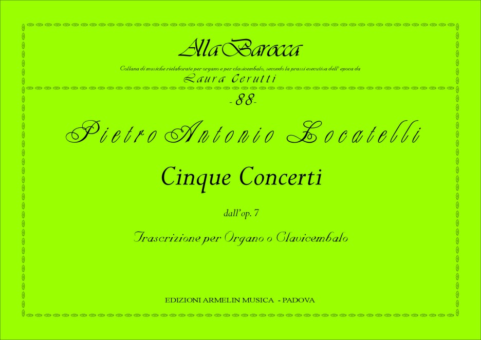Armelin Musica 5 Concerti dall’op. 7 noty op. 7