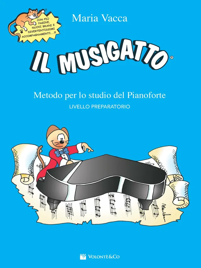 Volonte & Co Il Musigatto Livello Preparatorio noty pro klavír nové vydání