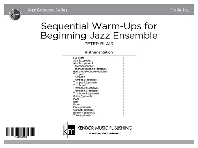 Kendor Music Sequential Warm-Ups partitura full score