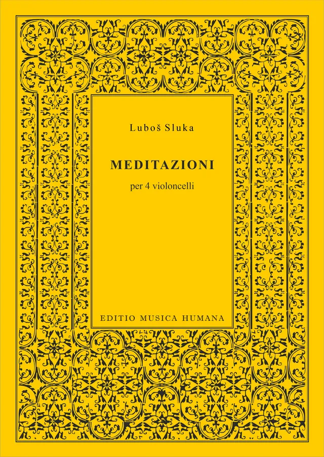 Editio Musica Humana MEDITAZIONI noty pro 4 violoncella 14 stran