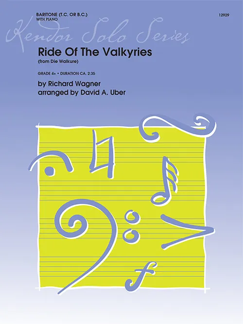 Kendor Music Ride of the Valkyries noty baryton klavír