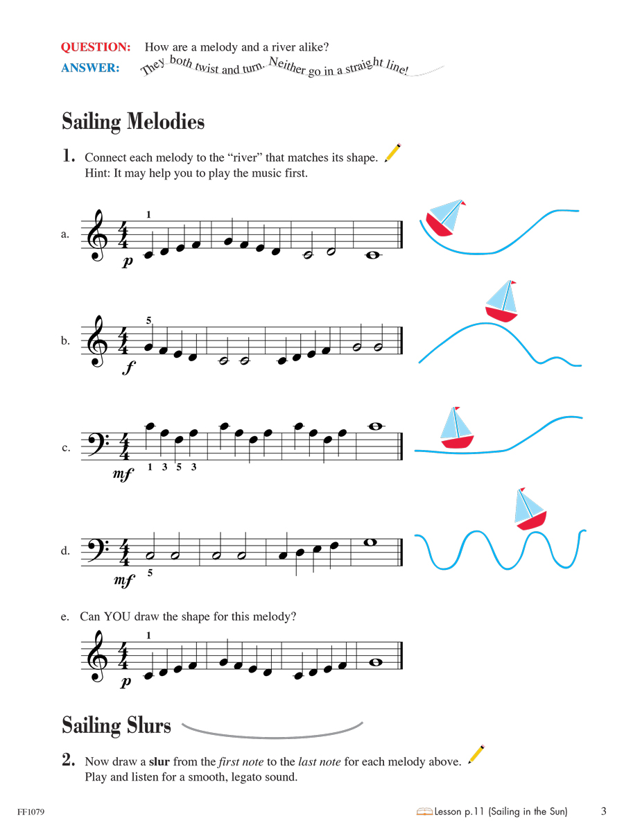 Faber Piano Adventures 1 Theory 2nd Edition hudební teorie