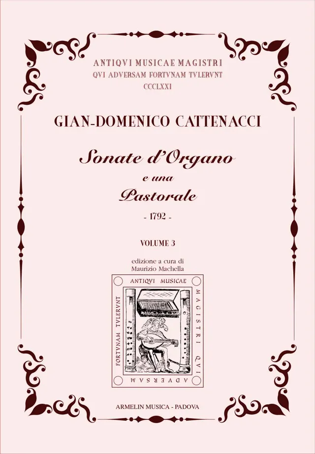 Armelin Musica Sonate d´organo vol. 3 noty
