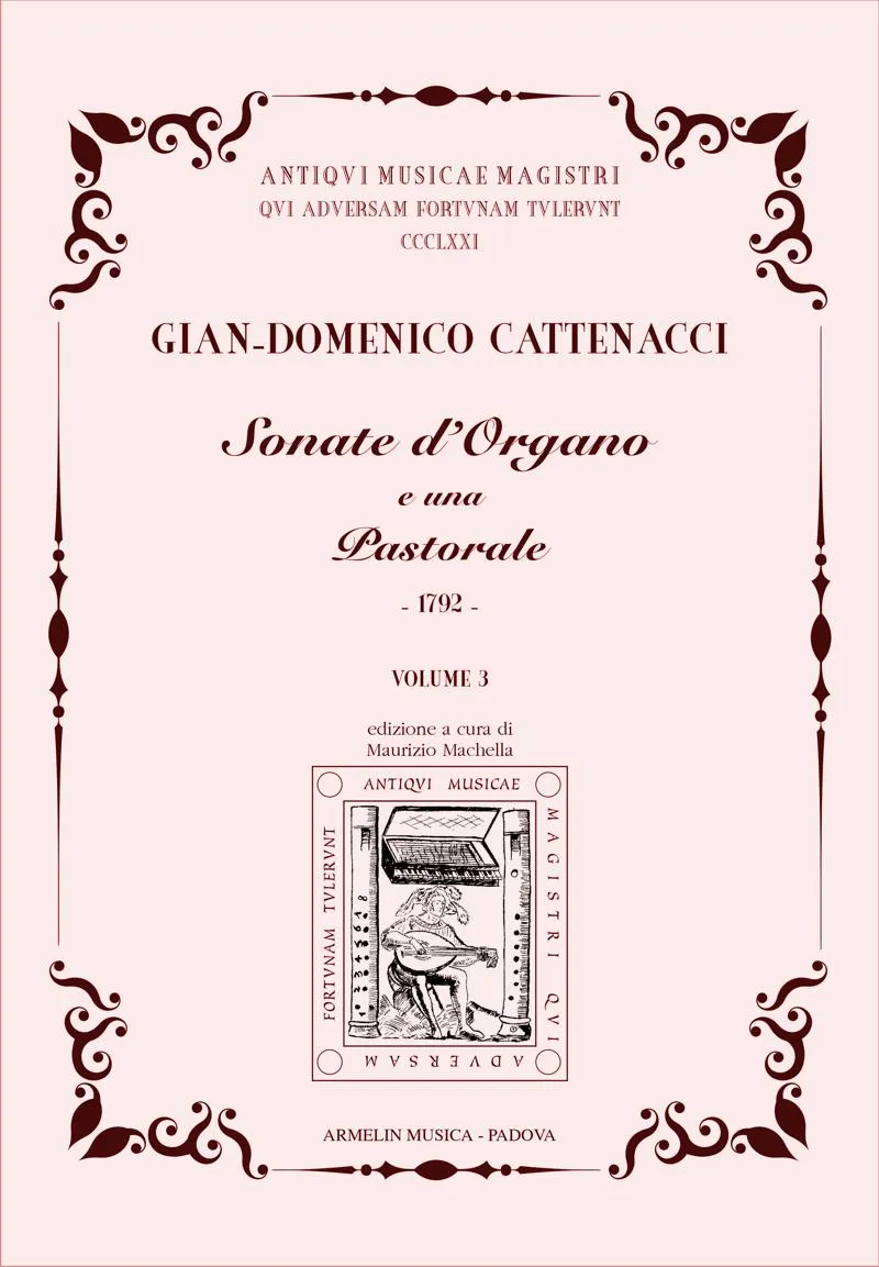 Armelin Musica Sonate d´organo vol. 3 noty