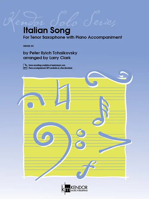 Kendor Music Italian Song noty pro orchestr Čajkovskij