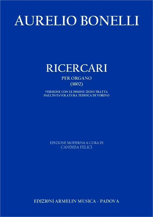 Armelin Musica Ricercari 1602 noty historické vydání