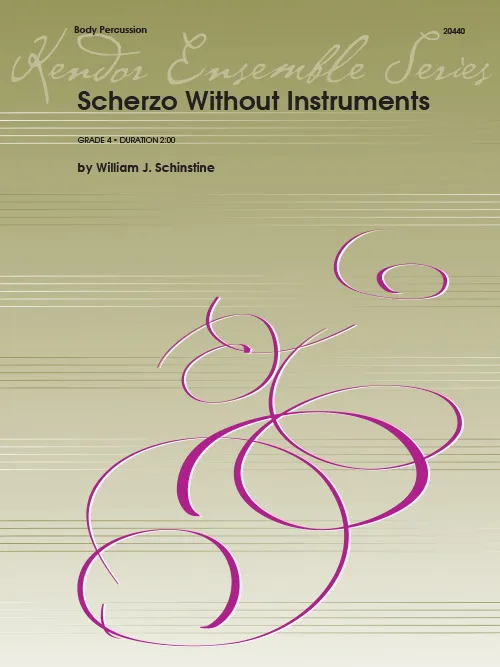 Kendor Music Scherzo Without Instruments noty body percussion