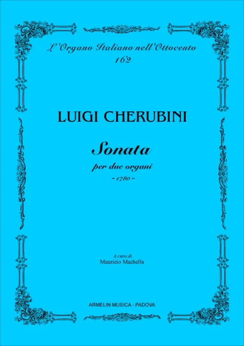 Armelin Musica Sonata perdue Organi 1780 noty varhany